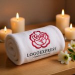 画像5: バラとハートの優雅なロゴ (5)