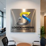 画像7: 洗練されたSと人のロゴ (7)