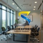 画像9: 洗練されたSと人のロゴ (9)