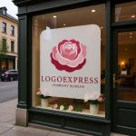 画像7: 幾重にも咲くバラが彩るエレガントなロゴ (7)