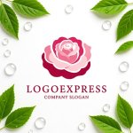 画像9: 幾重にも咲くバラが彩るエレガントなロゴ (9)
