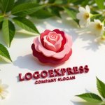 画像12: 幾重にも咲くバラが彩るエレガントなロゴ (12)