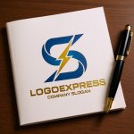 画像6: Sと稲妻が示す、スピードとエネルギーのロゴ (6)