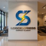 画像10: Sと稲妻が示す、スピードとエネルギーのロゴ (10)