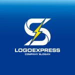 画像4: Sと稲妻が示す、スピードとエネルギーのロゴ (4)