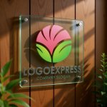 画像11: 咲き誇る花と葉の調和ロゴ (11)