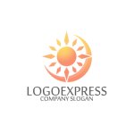 画像1: 太陽と月、羅針盤が導く希望のロゴ (1)