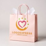 画像6: 手とハートが包む、優しさと幸福のロゴ (6)