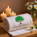 画像5: 豊かな緑の木が象徴する成長と生命力ロゴ (5)