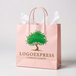 画像6: 豊かな緑の木が象徴する成長と生命力ロゴ (6)