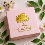 画像10: 豊かな緑の木が象徴する成長と生命力ロゴ (10)