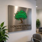 画像13: 豊かな緑の木が象徴する成長と生命力ロゴ (13)