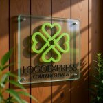 画像11: 水引で編んだハート型の四つ葉のクローバーのロゴ (11)