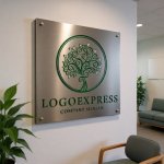 画像13: エレガントな円形ツリーロゴ (13)