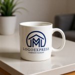 画像12: Mと家を描いた円形の不動産ロゴ (12)