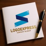 画像6: 重なり合うSで表現された信頼とスピードのロゴ (6)