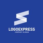 画像4: 重なり合うSで表現された信頼とスピードのロゴ (4)