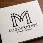 画像14: Mと構造美が融合したの建築ロゴ (14)