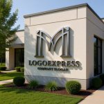 画像15: Mと構造美が融合したの建築ロゴ (15)