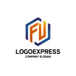 画像1: FUの六角形ロゴ (1)