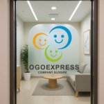 画像6: ３つの笑顔が繋がるカラフルなロゴ (6)