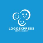 画像4: ３つの笑顔が繋がるカラフルなロゴ (4)