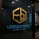 画像15: 六角形とFとBのロゴ (15)