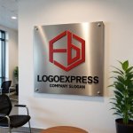 画像7: 六角形とFとBのロゴ (7)