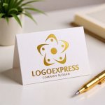 画像16: 星形の人々が集まるロゴ (16)