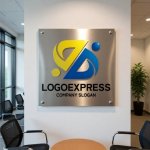 画像7: アルファベットDと人が繋がるロゴ (7)