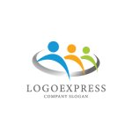 画像1: 繋がりと成長の人々ロゴ (1)