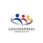 画像3: 繋がりと成長の人々ロゴ (3)