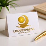 画像16: 太陽と月が水面に映る幻想的なロゴ (16)