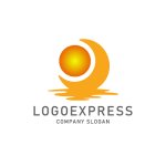 画像3: 太陽と月が水面に映る幻想的なロゴ (3)