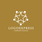 画像4: 5つのハートと星が輝く人々のロゴ (4)