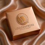 画像14: 輝く太陽と葉のネイチャーロゴ (14)