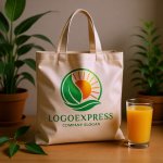 画像8: 輝く太陽と葉のネイチャーロゴ (8)