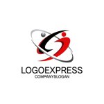 画像1: 繋がりと成長を表現した抽象的なSロゴ (1)