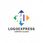 画像1: 和のきれいなロゴ (1)