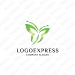 画像1: 蝶の美しいロゴ (1)