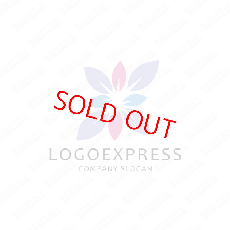 画像1: きれいな花びらのロゴ (1)