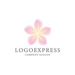 画像1: 春の訪れを告げる優美な桜のロゴ (1)