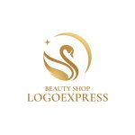 画像1: 白鳥が輝く美容サロンのロゴ (1)