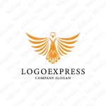 画像1: 不死鳥の舞うロゴ (1)