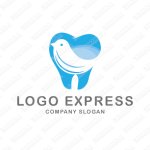 画像1: 鳥の歯科ロゴ (1)