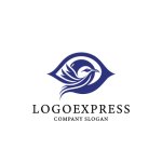 画像1: 鳥と目のロゴ (1)