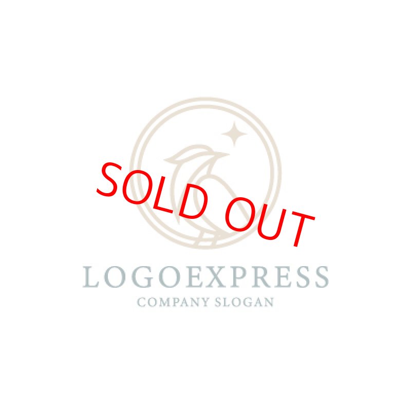 画像1: 鳥と星のロゴ (1)