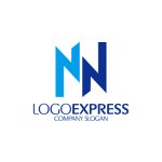 画像1: 青と紺NNシャープロゴ (1)