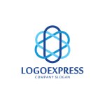 画像1: 青い無限リンクのコネクトロゴ (1)