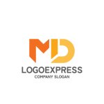 画像1: 太字のMDロゴ (1)